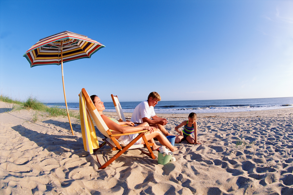 trucos para ir con niños a la playa